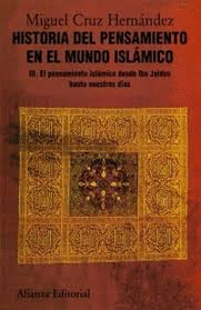 HISTORIA DEL PENSAMIENTO EN EL MUNDO ISLÁMICO